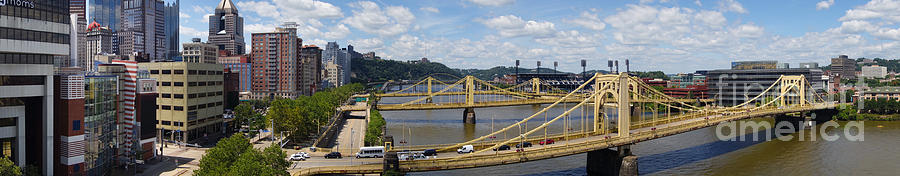 Roberto Clemente Bridge and PNC Park Pittsburgh Pennsylvania #1 Photograph by Amy Cicconi