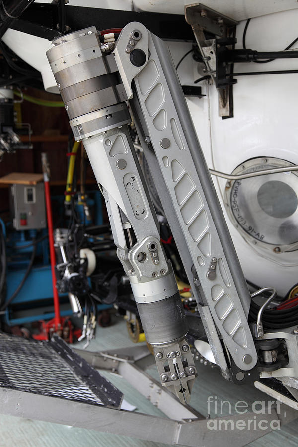 Robotic Arm On Deep Sea Submarine #1 Photograph by Ted Kinsman