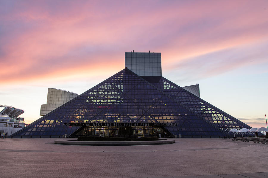 Rock and Roll Hall of Fame in Cleveland #1 Photograph by John McGraw