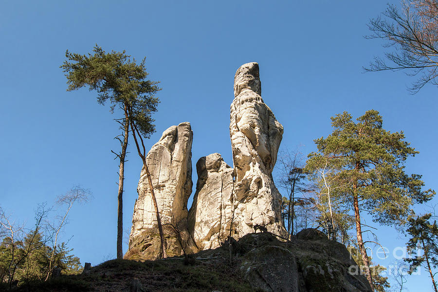 Rock formations in the Bohemian Paradise Geopark #1 Photograph by Michal Boubin