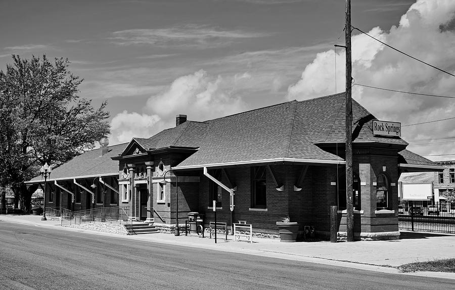 Rock Springs Train Station - Wyoming #1 Photograph by Mountain Dreams