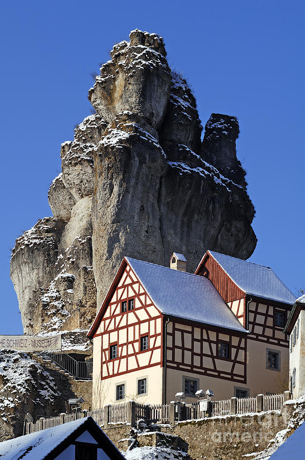 Rock Top House, Bavaria #1 Photograph by Helmut Meyer zur Capellen