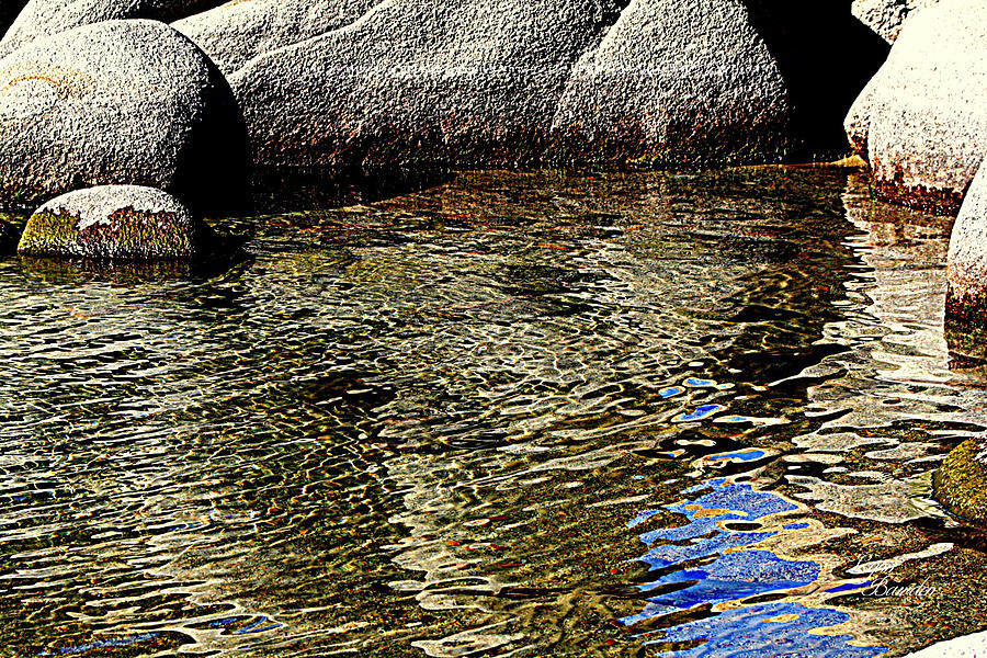 Lakes Photograph - Rocks And Ripples #2 by Lynn Bawden