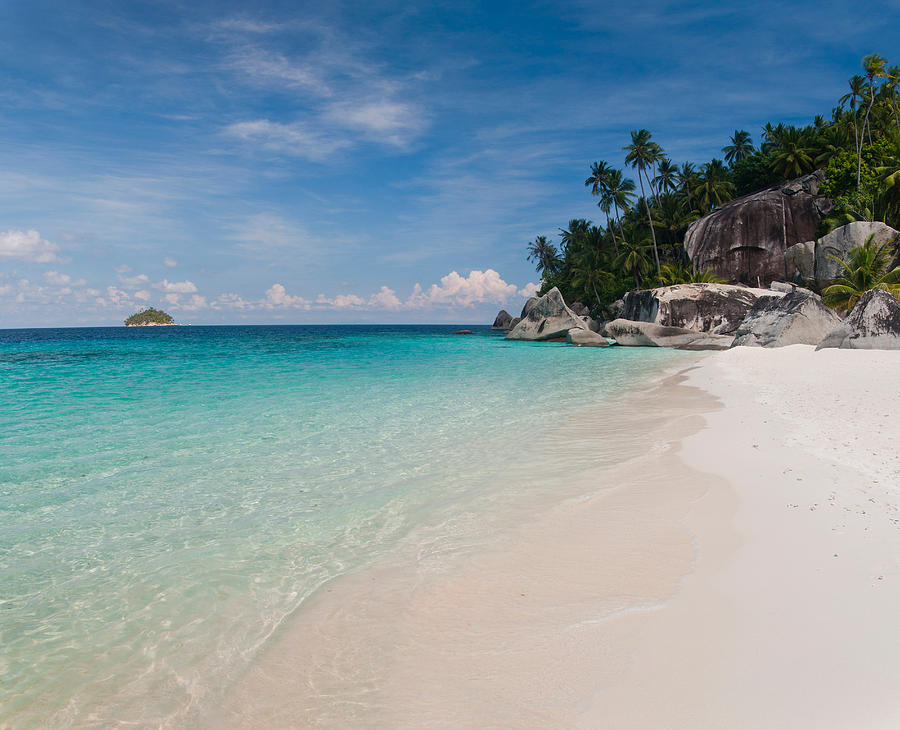 Rocks On The Beach, Pulau Dayang Beach Photograph by Panoramic Images ...