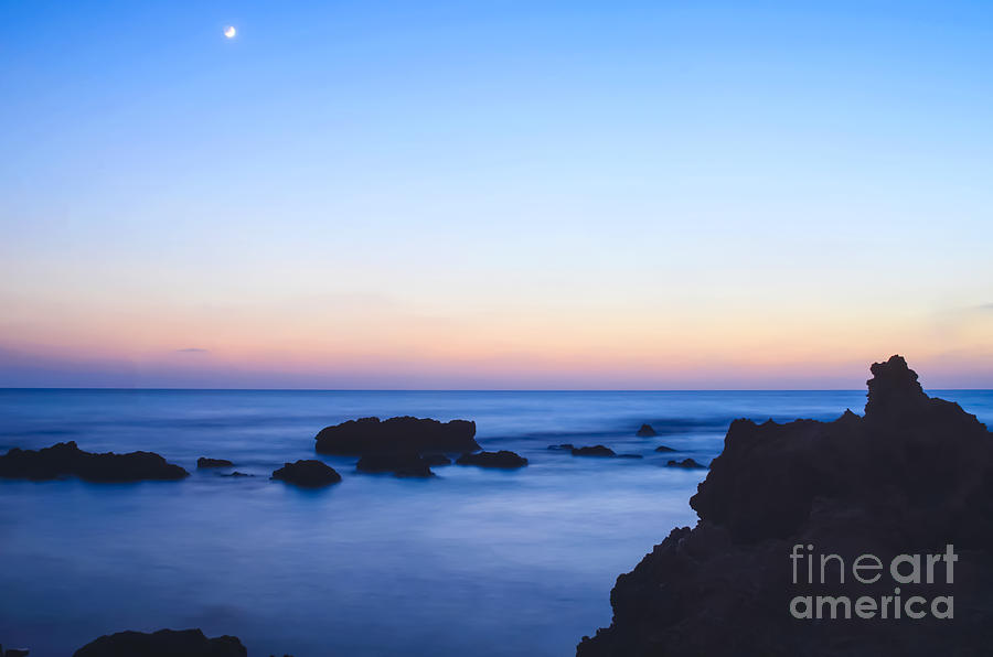 Rocky Mediterranean shore #1 Photograph by Efraim Bar