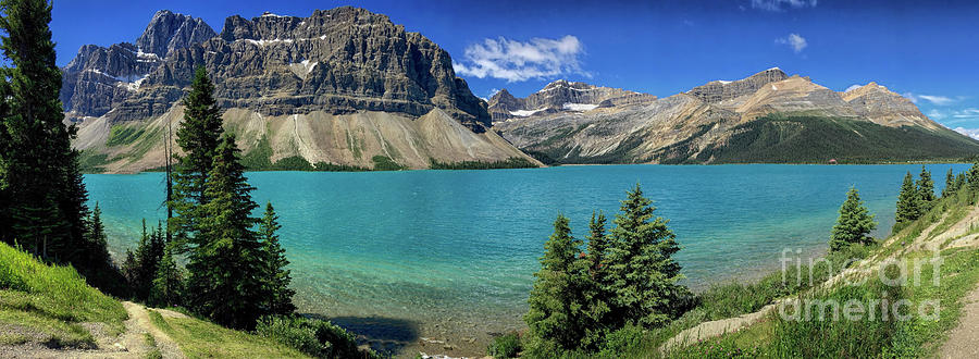 Banff National Park Photograph - Rocky mountains panorama by Patricia Hofmeester