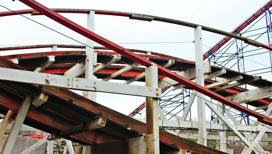 Roller Coaster Art  #1 Photograph by Doc Braham