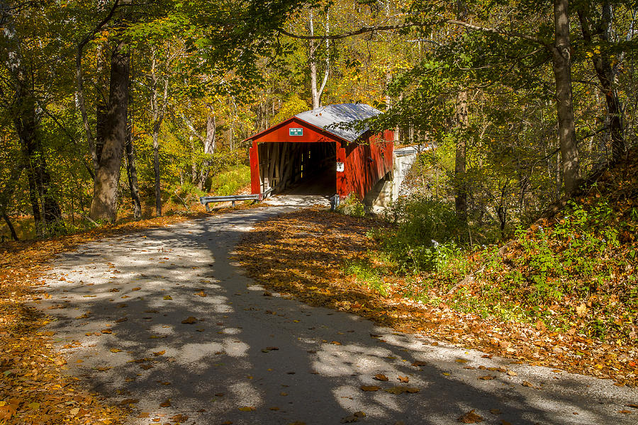 Rollingstone covered bridge  #1 Photograph by Jack R Perry