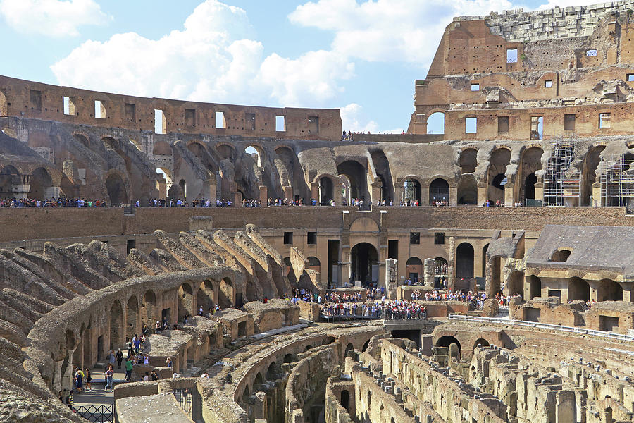 Roman Colosseum #1 Photograph by Tony Murtagh