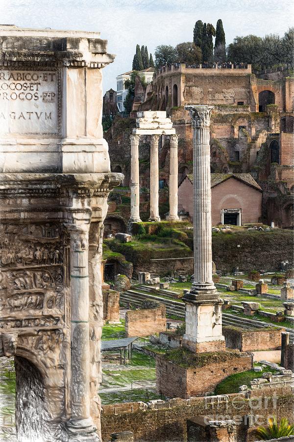 Roman forum #2 Photograph by Andrew Michael