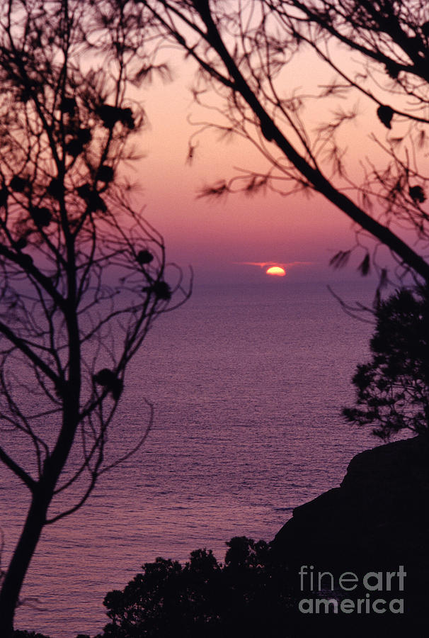 Romantic Pastel Sunset Photograph