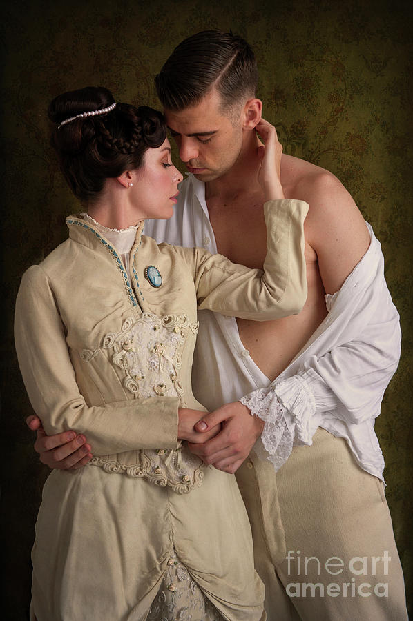 Romantic Victorian Couple #1 Photograph by Lee Avison