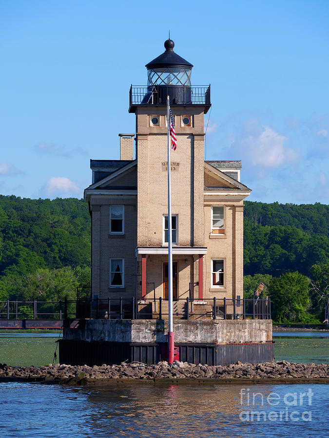 Rondout Lighthouse on the Hudson River New York #1 Photograph by Louise Heusinkveld