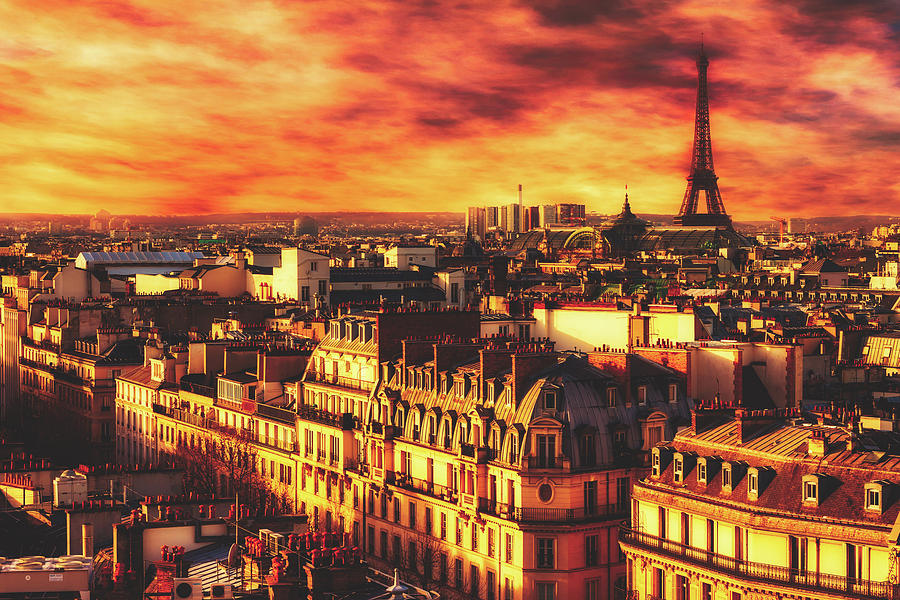 Rooftops Of Paris #1 Photograph by Mountain Dreams