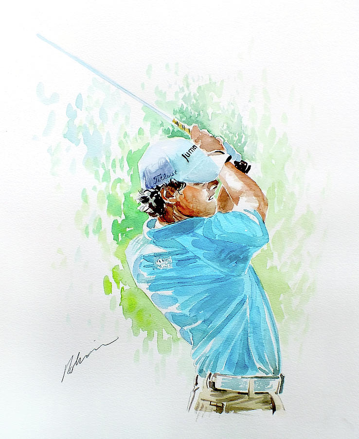 Rory Mcilroy Painting - Rory Mcilroy 2011 by Mark Robinson Rory Mcilroy Painting - Rory Mcilroy 2011 by Mark Robinson
