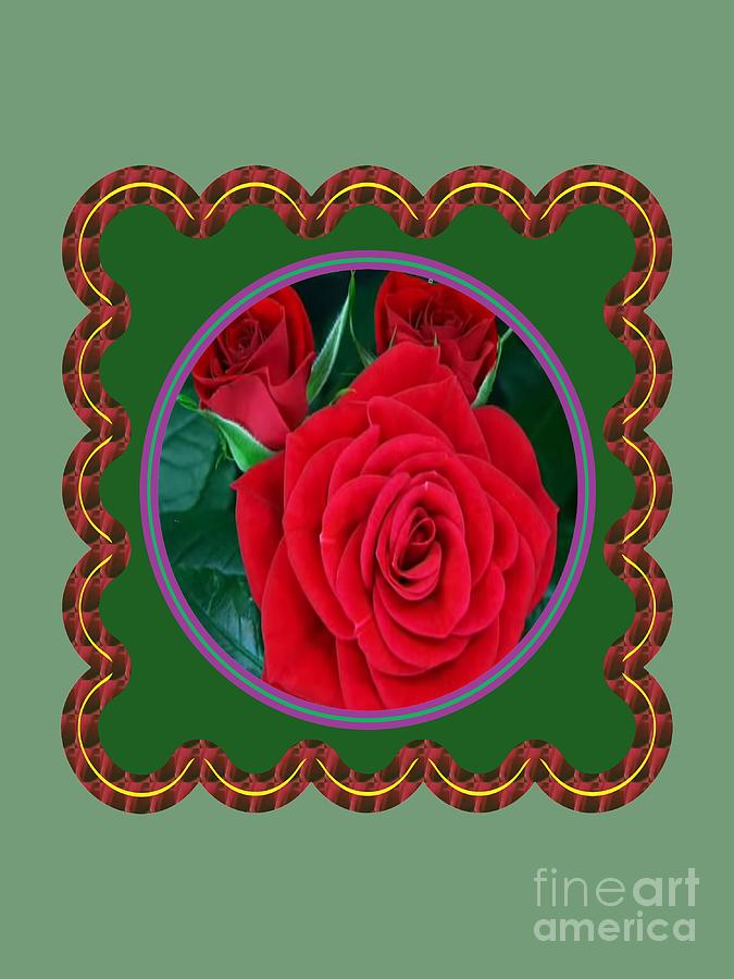 Flower Photograph - Rose Flower Floral posters photography and graphic fusion art NavinJoshi FineArtAmerica Pixels #1 by Navin Joshi