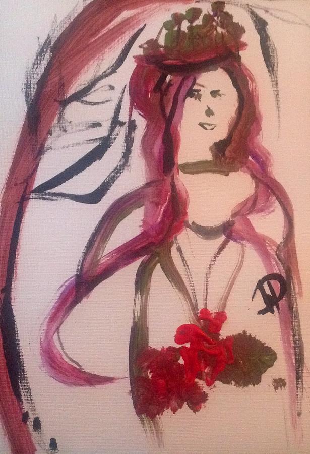 Rose Queen #1 Painting by Judith Desrosiers