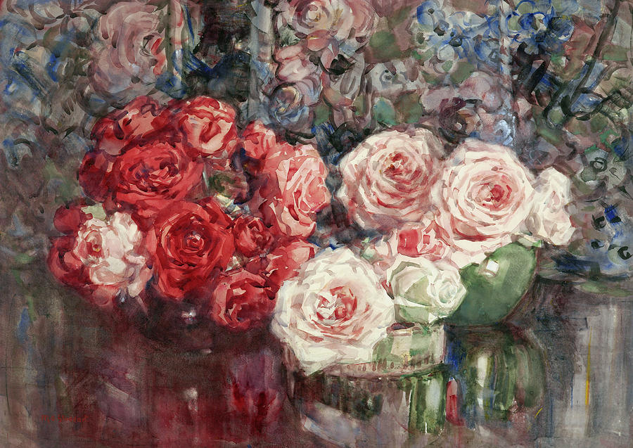 Roses #1 Painting by Margaret Stoddart