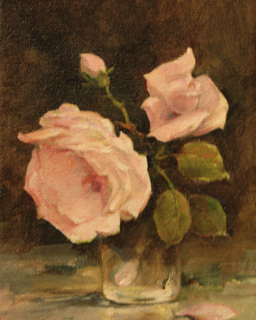 Flower Painting - Roses #1 by Tigran Ghulyan