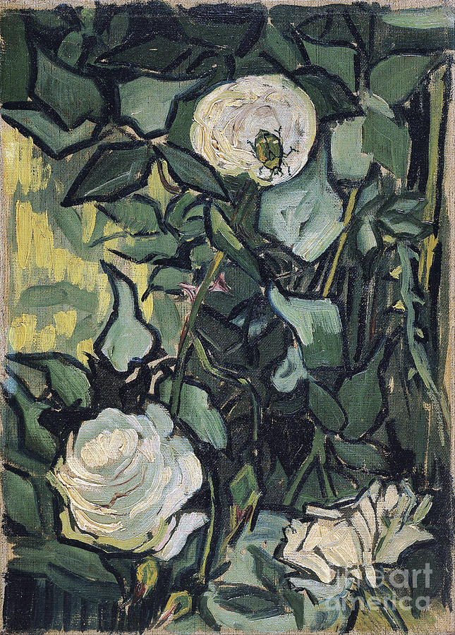 Roses Painting By Van Gogh Pixels   1 Roses Van Gogh 