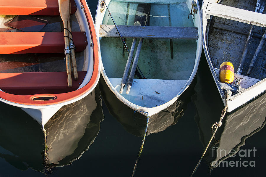 Boat Photograph - Rowboats #1 by John Greim
