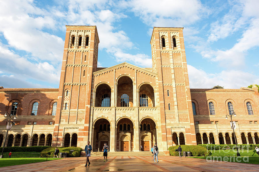 Campus Photograph - Royce Hall at UCLA by Michael Gordon.