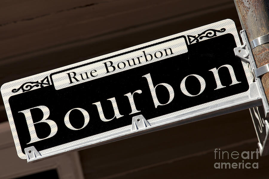 Rue Bourbon Street - New Orleans #1 Photograph by Anthony Totah