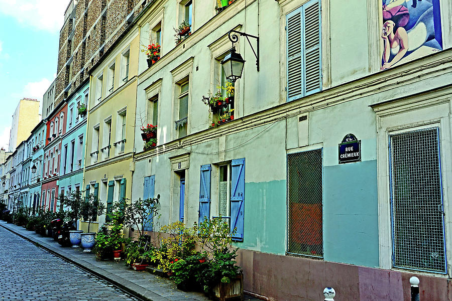 Rue Cremieux In Paris, France #1 Photograph by Rick Rosenshein