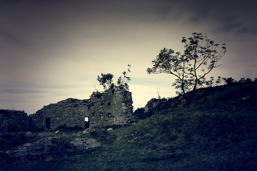 Architecture Photograph - Ruin #1 by Mickael PLICHARD