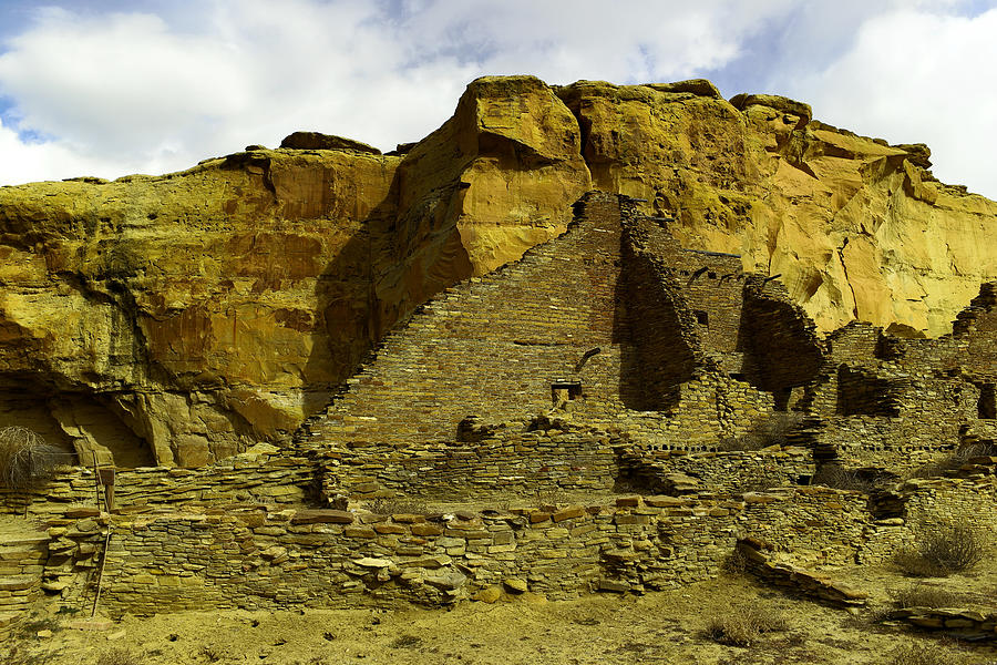 Ruins in Chaco Canyon #1 Photograph by Jeff Swan