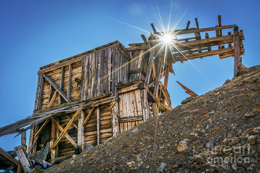 ruins of gold mine in Rocky Mountains #1 Photograph by Marek Uliasz
