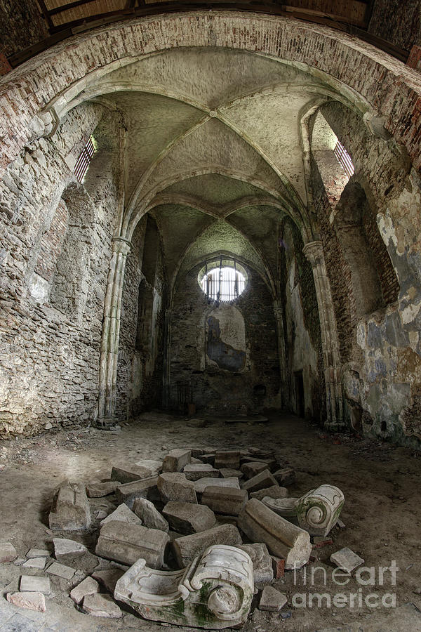 Ruins of the Augustinian Monastery, Pivon, Czech republic  #1 Photograph by Michal Boubin