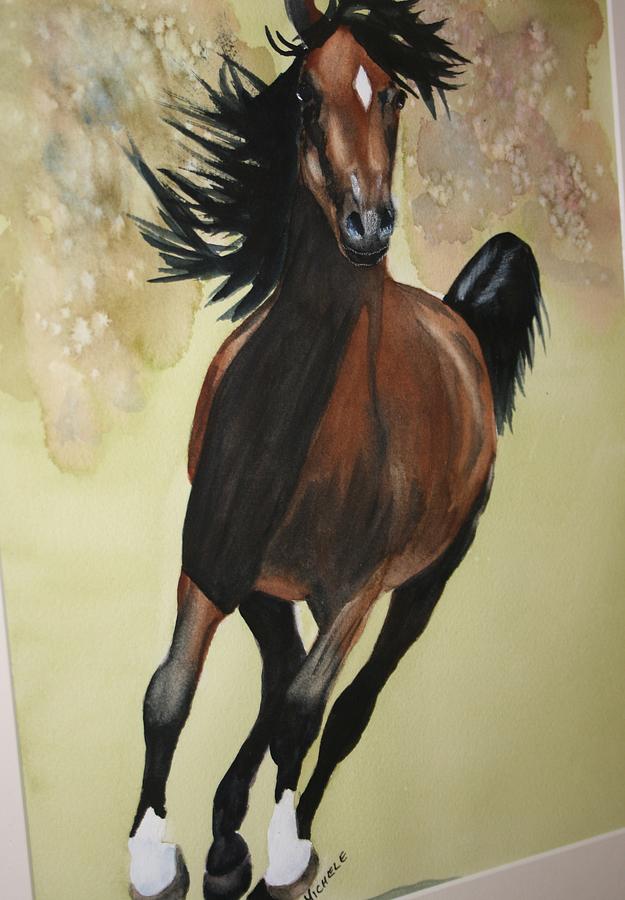 Running Free #1 Painting by Michele Turney