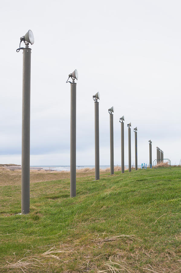 Aerodrome Photograph - Runway Lights 1 by Tom Gowanlock Aerodrome Photograph - Runway Lights 1 by Tom Gowanlock