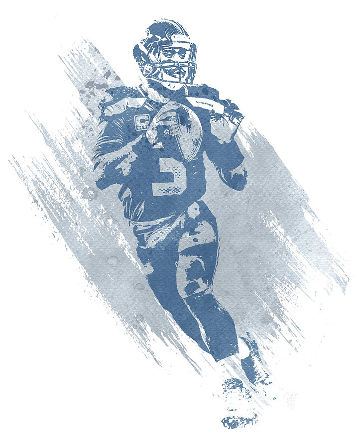 Russell Wilson Seattle Seahawks Pixel Art 10 Onesie by Joe Hamilton - Pixels