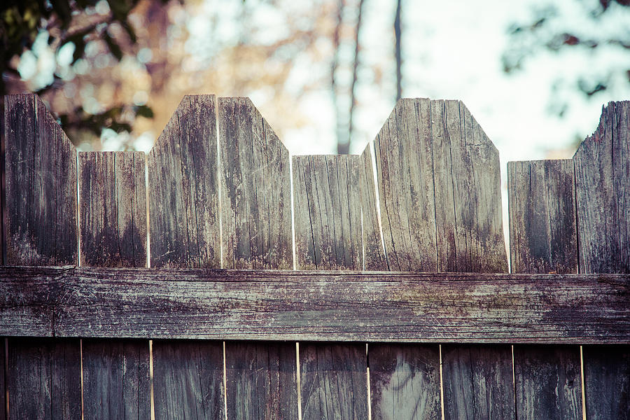 Rustic Old Fence #1 Photograph by Erin Cadigan