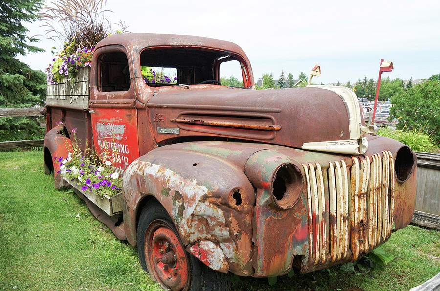 Rusty and crusty Ford #1 Photograph by Nick Mares