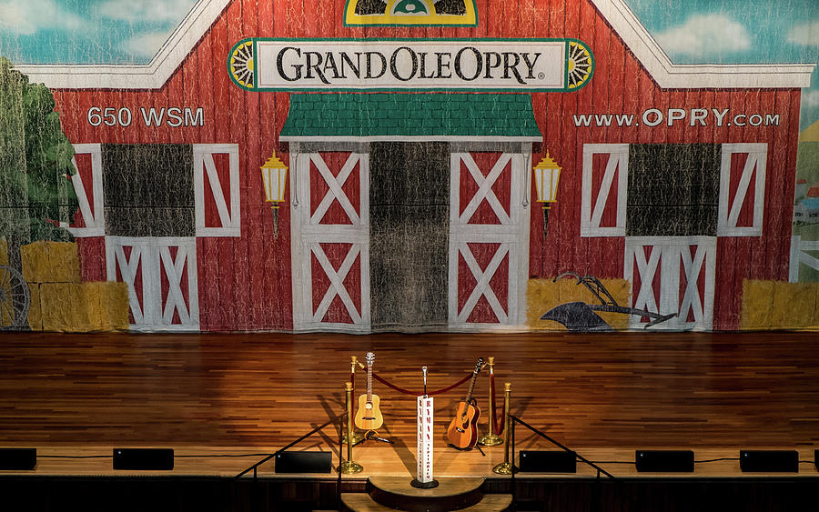 Nashville Photograph - Ryman Opry Stage #1 by Glenn DiPaola