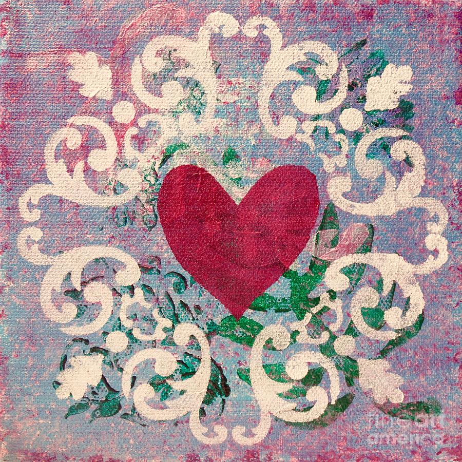 Sacred Heart No. 8 #1 Painting by Aimee Mouw