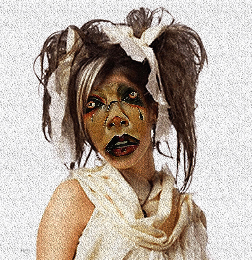 Sad Clown #1 Digital Art by Artful Oasis