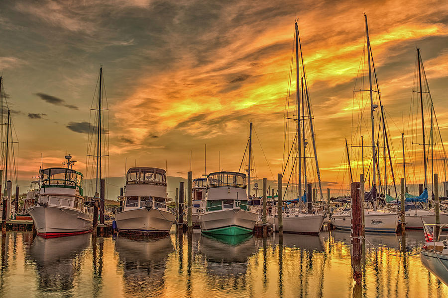 Sunset Photograph - Safe Harbor #1 by Pete Federico Sunset Photograph - Safe Harbor #1 by Pete Federico