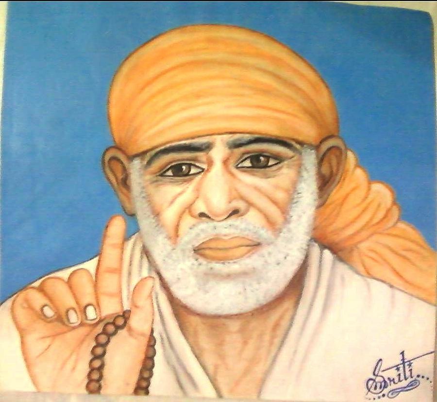 Buy Sai Baba Painting Online in India - Etsy