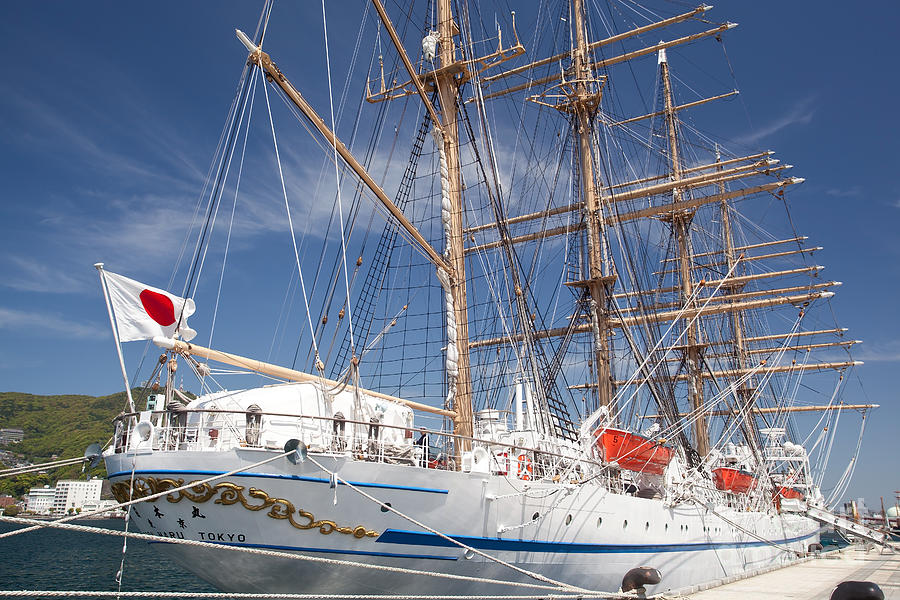 Sail Training Ship NIPPON MARU #1 Photograph by Aiolos Greek Collections