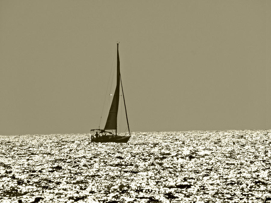 Sailing Away #1 Photograph by Scott Ward