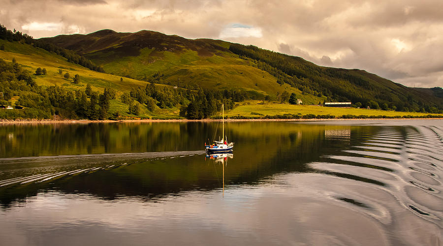 Sailing in Scotland #1 Photograph by Kathleen McGinley