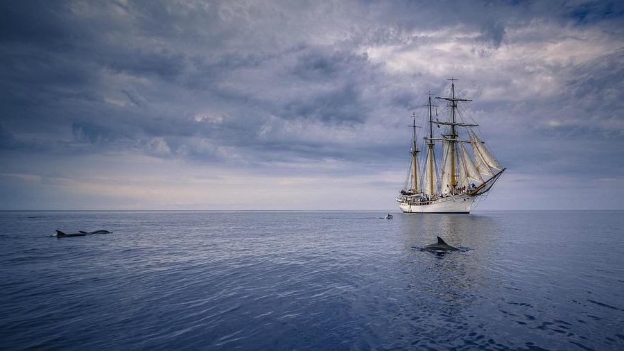 Boat Photograph - Sailing Ship #1 by Mariel Mcmeeking