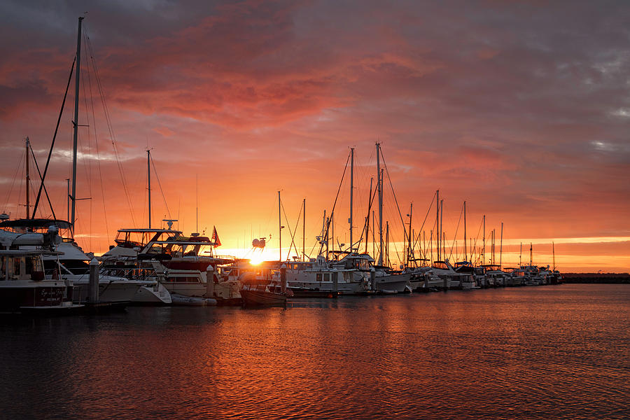 Sunset Photograph - Sailors Delight #1 by Ryan McGinnis