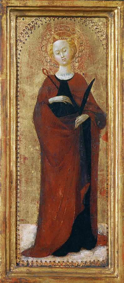 Saint Apollonia #1 Painting by Sassetta