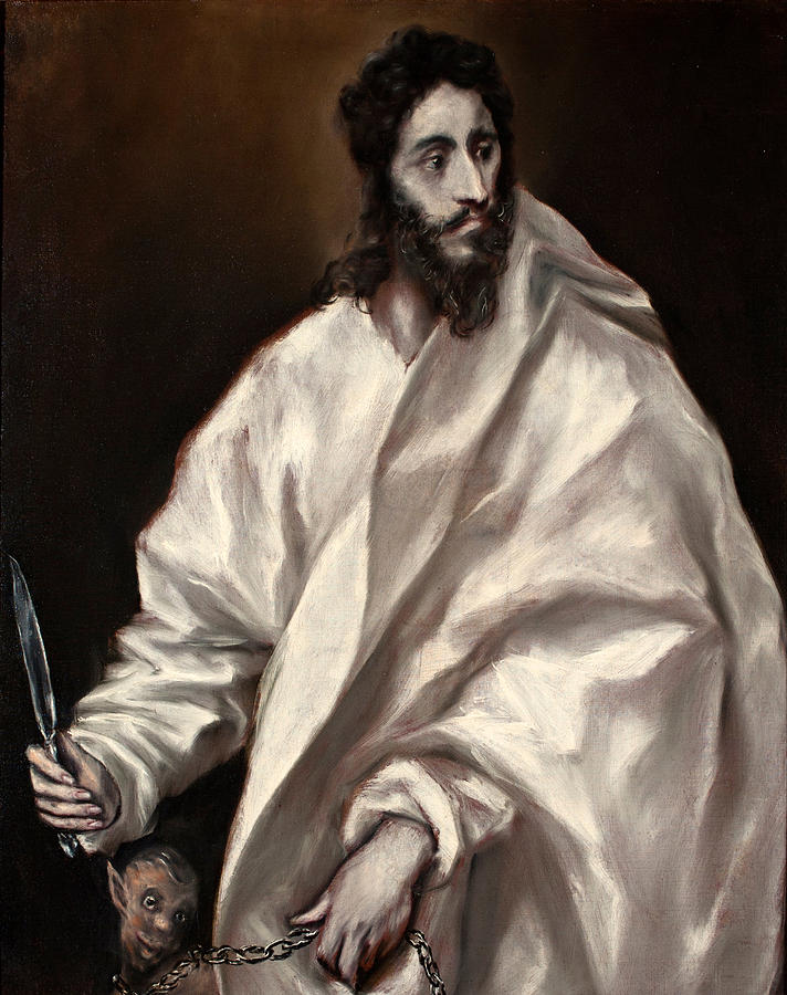Saint Bartholomew #2 Painting by El Greco