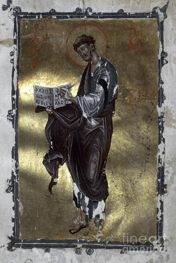 Saint Luke #1 Painting by Granger